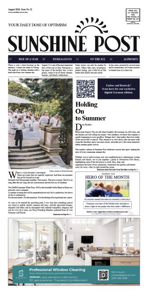 Sunshine Post Issue #11 - August 2026: Holding On to Summer