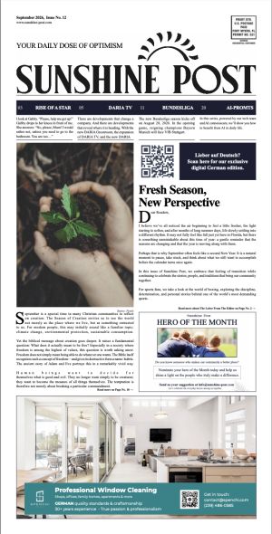 Sunshine Post Issue #12 - September 2026: Falling Palm Leaves: Fresh Season, New Perspective